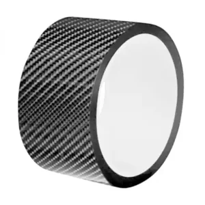 Super ofertă Rola ornament bandouri sau praguri autoadeziv din autocolant Carbon 5D, dimensiune 148 x 4 cm, culoare Gri Antracit