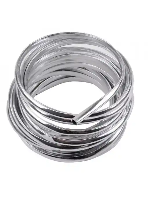 Rola Ornament Auto de tip "U" pentru muchii sau grila ventilatie, 15m liniari, culoare Crom SILVER Ofertă limitată