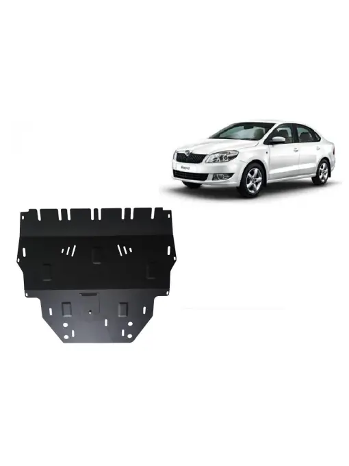 Cumpărături sigure Scut motor metalic pentru Skoda Rapid ( 2012 - 2019 )