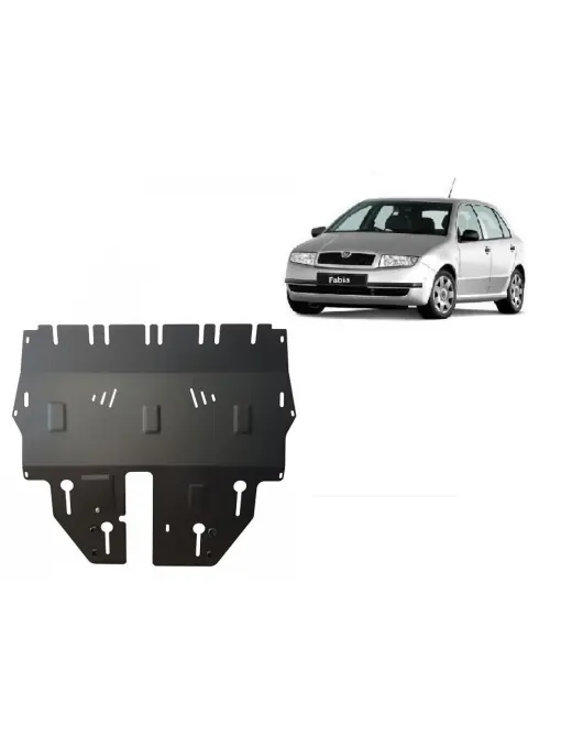 Scut motor metalic pentru Skoda Fabia 1 - Benzina ( 1999 - 2007 ) Preț promoțional