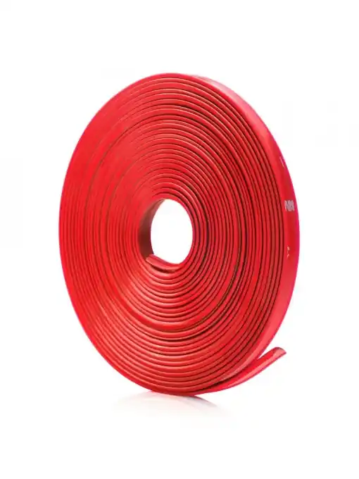 Inele de protectie si decor jante, adezive, din plastic flexibil - ROSU Reduceri