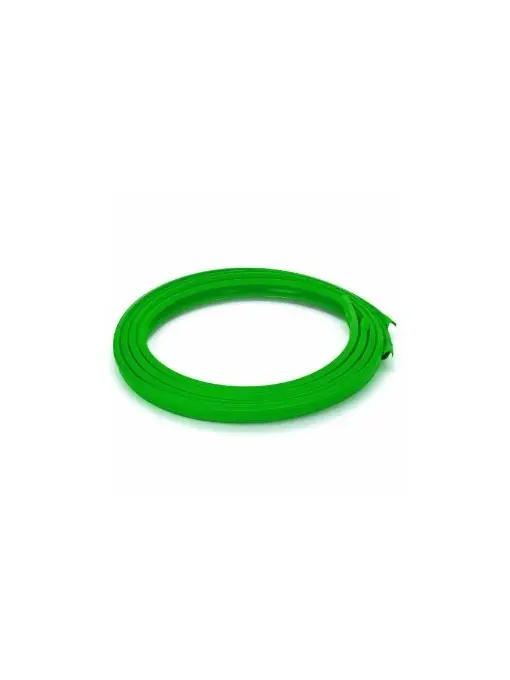 Set protectie jante, calitate Premium, 4 inele din plastic, culoare VERDE Noutate
