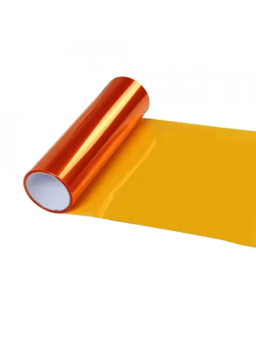 Folie protectie faruri / stopuri auto - Orange (pret/m liniar) Livrare expres