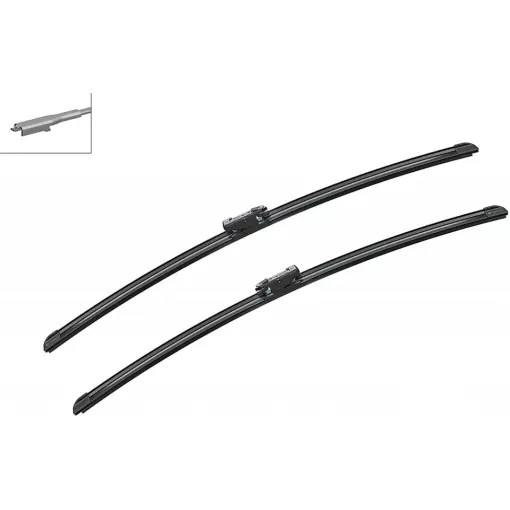 Pachet Stergatoare Parbriz si Stergator Luneta Bosch AeroTwin Seat Leon 1P1 2006-2012 Bestseller