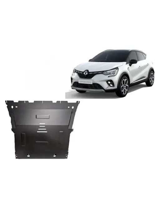 Scut motor metalic pentru Renault Captur ( 2019 - 2025 ) Retur ușor