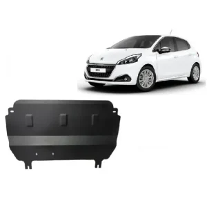 Calitate înaltă Scut motor metalic pentru Peugeot 208 ( 2012 - 2019 )