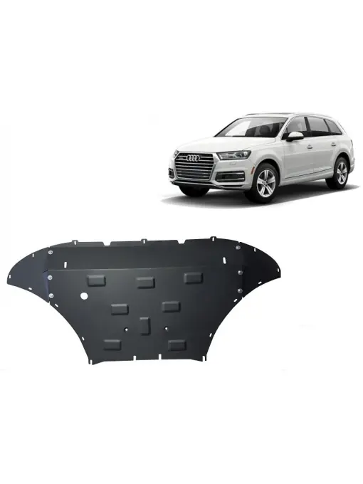 Plată securizată Scut motor metalic pentru Audi Q7 ( 2015 - 2025 )