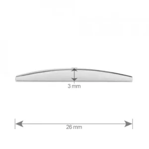 Cel mai vândut Ornament auto 3d. litera o. 26 mm. cromat