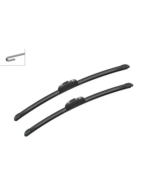 Ieftin Set stergatoare Bosch AeroTwin Retrofit, pentru parbriz 50 cm si 47.5 cm, pentru prindere clasica (carlig)