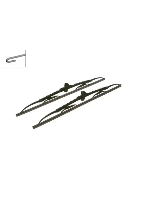 Preț redus Set stergatoare Bosch ECO, pentru parbriz 50 cm si 50 cm, pentru prindere clasica (carlig)
