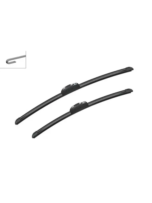 Set stergatoare Bosch AeroTwin Retrofit, pentru parbriz 55 cm si 47.5 cm, pentru prindere clasica (carlig) Reducere specială