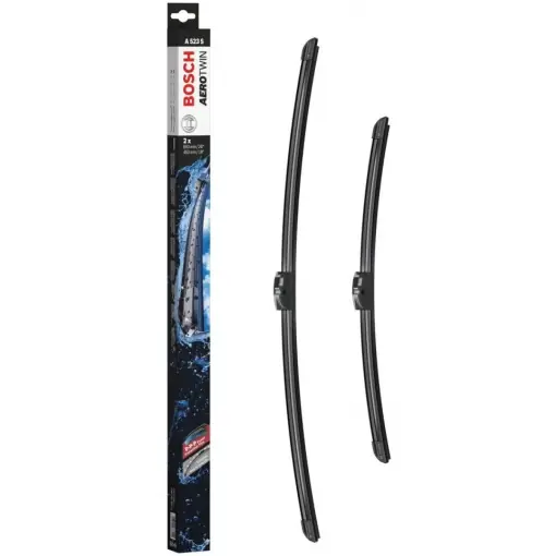 Pachet Stergatoare Parbriz si Stergator Luneta Bosch AeroTwin BMW Seria 5 2009-2016 Premium