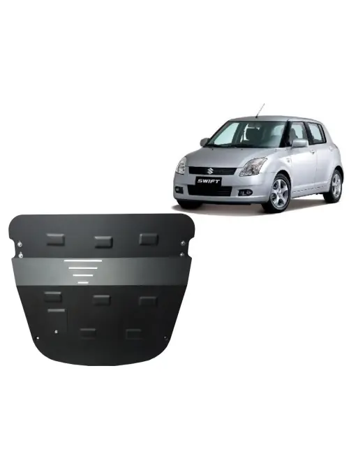 Cumpărături sigure Scut motor metalic pentru Suzuki Swift 3 ( 2010 - 2017 )