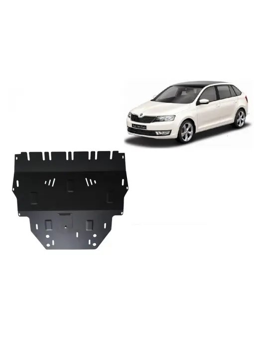 Scut motor metalic pentru Skoda Spaceback ( 2013 - 2019 ) Cel mai vândut