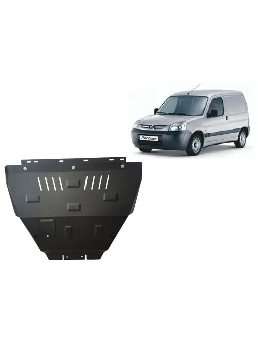 Cel mai vândut Scut motor metalic pentru Peugeot Partner ( 1996 - 2008 )
