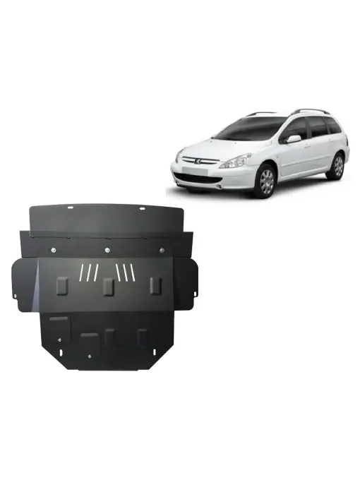 Doar azi Scut motor metalic pentru Peugeot 307 ( 2001 - 2008 )