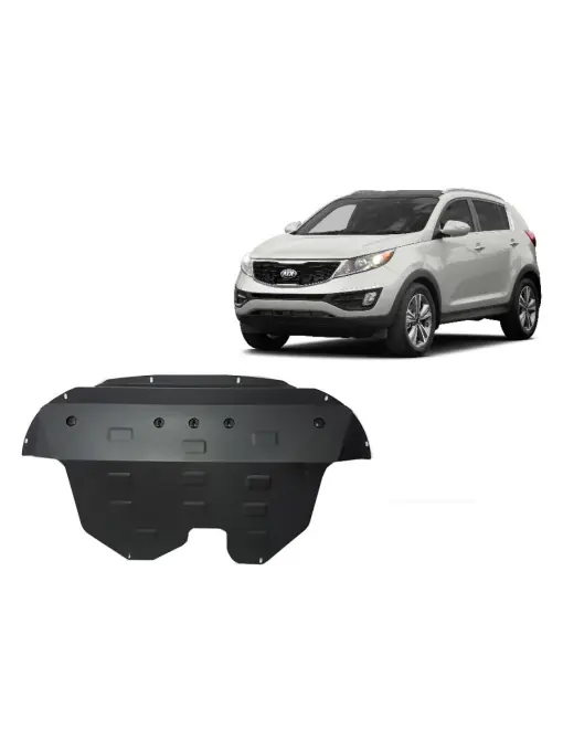 Retur ușor Scut motor metalic pentru Kia Sportage ( 2011 - 2015 )