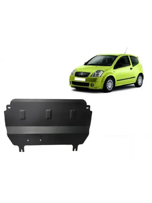 Retur ușor Scut motor metalic pentru Citroen C2 ( 2003 - 2009 )