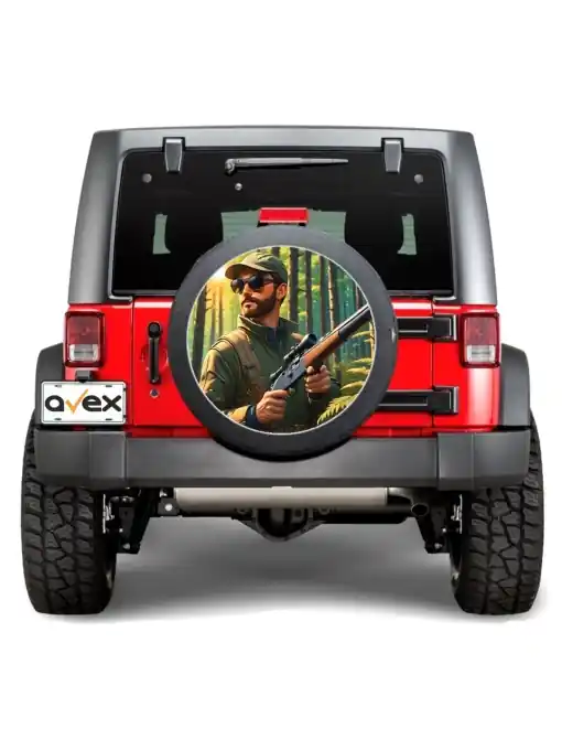 Sticker Auto "Roata de Rezerva" rezistenta la intemperii si raze UV, diametru 55 cm, Cod: AVX-RR20 Ofertă limitată