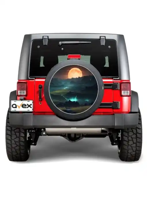 Sticker Auto "Roata de Rezerva" rezistenta la intemperii si raze UV, diametru 55 cm, Cod: AVX-RR15 Ofertă limitată