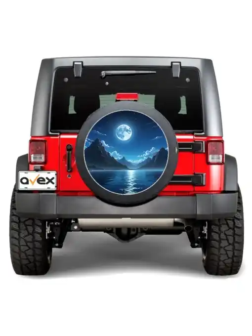 Sticker Auto "Roata de Rezerva" rezistenta la intemperii si raze UV, diametru 55 cm, Cod: AVX-RR14 Mai ieftin
