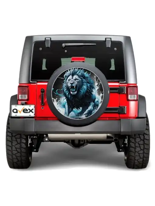 Reducere specială Sticker Auto "Roata de Rezerva" rezistenta la intemperii si raze UV, diametru 55 cm, Cod: AVX-RR10