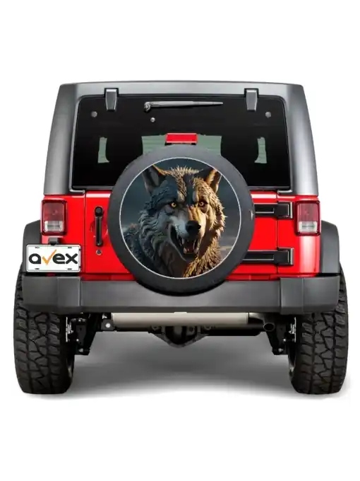 Ofertă de sezon Sticker Auto "Roata de Rezerva" rezistenta la intemperii si raze UV, diametru 55 cm, Cod: AVX-RR03