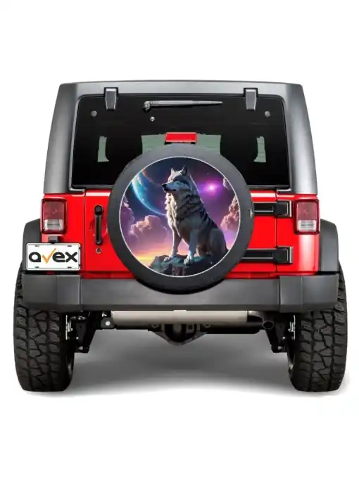 Cumpără online Sticker Auto "Roata de Rezerva" rezistenta la intemperii si raze UV, diametru 55 cm, Cod: AVX-RR02