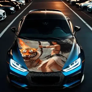 Bestseller Folie Capota Auto "Hood Art" rezistenta la exterior, marime L (180 x 130cm) - Cod: AVX-CAPOTA-010L