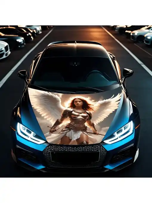 Popular Folie Capota Auto "Hood Art" rezistenta la exterior, marime M (165 x 120cm) - Cod: AVX-CAPOTA-003M