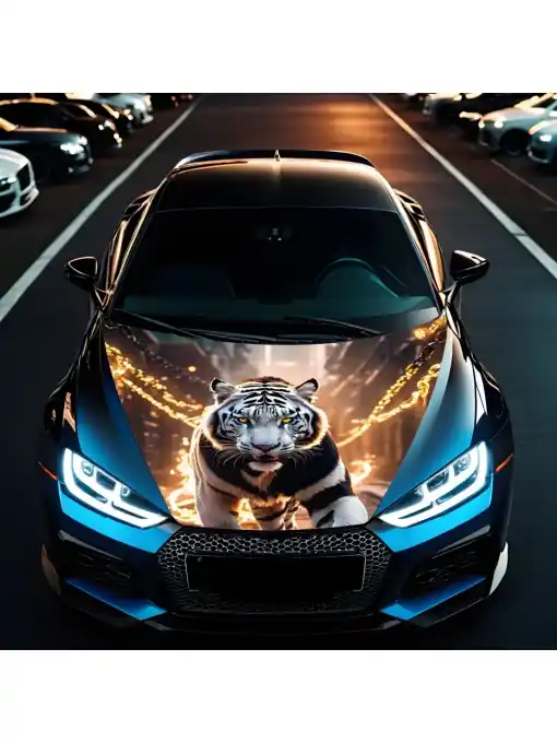 Cumpărături sigure Folie Capota Auto "Hood Art" rezistenta la exterior, marime M (165 x 120cm) - Cod: AVX-CAPOTA-029M