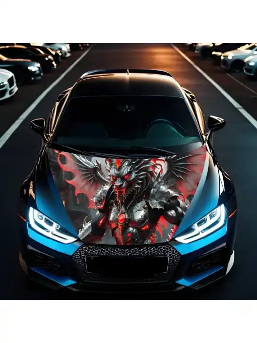 Folie Capota Auto "Hood Art" rezistenta la exterior, marime S (150 x 110cm) - Cod: AVX-CAPOTA-025S Preț promoțional