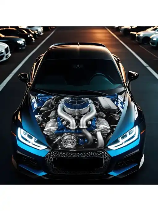 Plată sigură Folie Capota Auto "Hood Art" rezistenta la exterior, marime L (180 x 130cm) - Cod: AVX-CAPOTA-019L