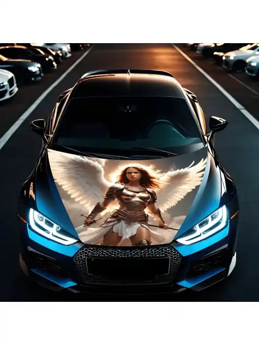 Folie Capota Auto "Hood Art" rezistenta la exterior, marime S (150 x 110cm) - Cod: AVX-CAPOTA-003S Plată sigură