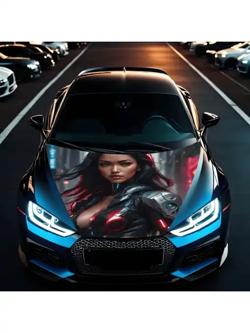 Folie Capota Auto "Hood Art" rezistenta la exterior, marime S (150 x 110cm) - Cod: AVX-CAPOTA-001S Preț promoțional