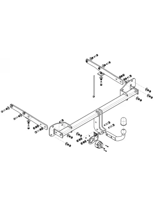 Bestseller Carlig remorcare STEINHOF STO101 pentru Opel Astra Sports Tourer (B16) ( 2015 - 2022 )