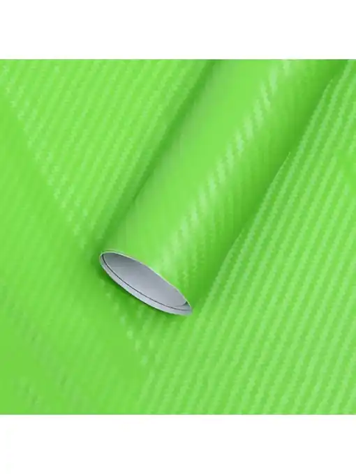 Folie colantare auto Carbon 3D - Verde (3m x 1,27m) Plată sigură
