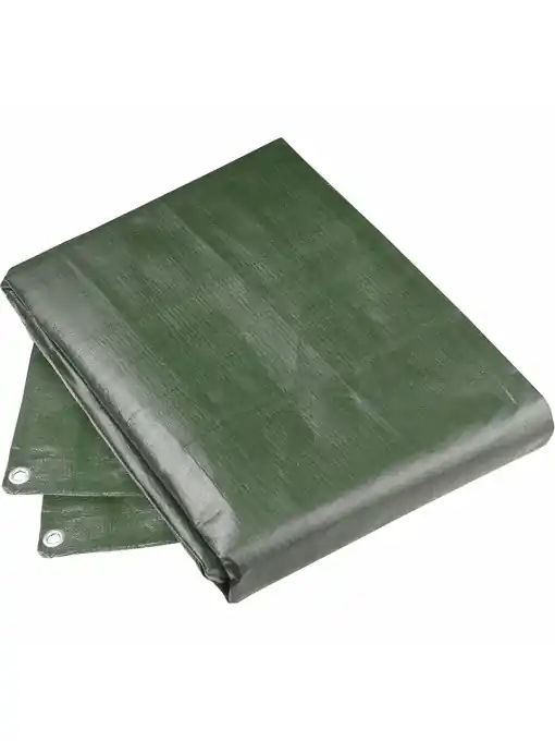 Prelata Impermeabila cu ochiuri metalice de prindere, dimensiune 6,0m x 8,0m, densitate 120g/m2, culoare verde Preț mic