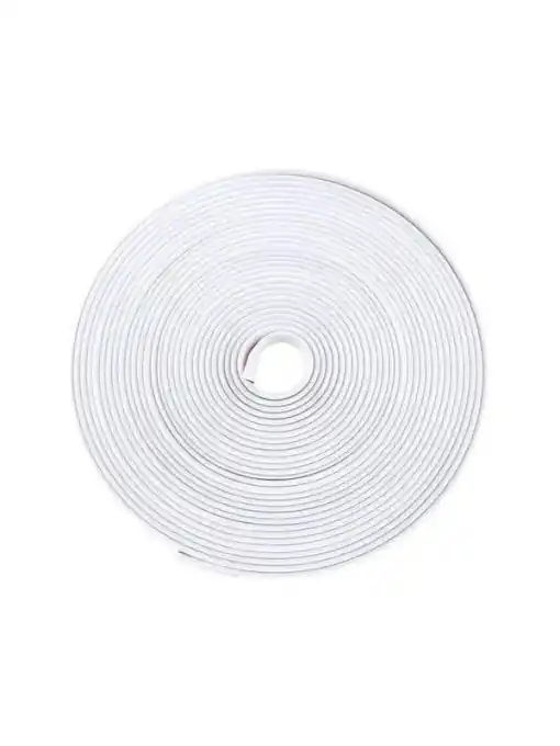 Preț mic Inele de protectie si decor jante, adezive, din plastic flexibil - ALB