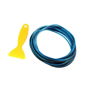 Banda decor interior crom TUNING, 5m, ALBASTRU Reducere