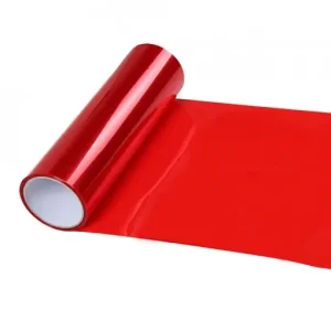 Folie protectie faruri / stopuri auto - Rosu (pret/m liniar) Ofertă limitată