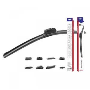 Stergator parbriz FLAT cu 8 adaptoare 15 "(380mm) Multiconnect Livrare gratuită