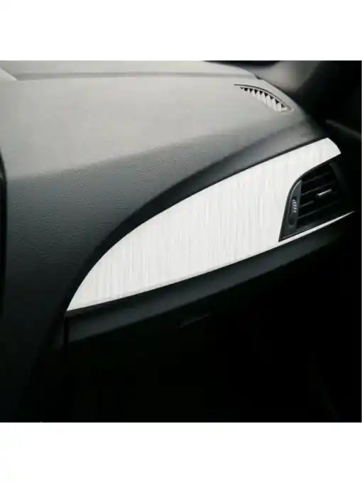 Chilipir Folie Auto Colantare Trimuri, Model Lemn Alb, 100 x 45cm