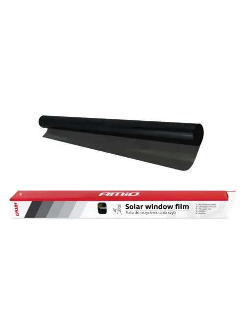 Ofertă specială Folie fumurie pentru geamuri Super Dark Black 0.5x3m(5%)