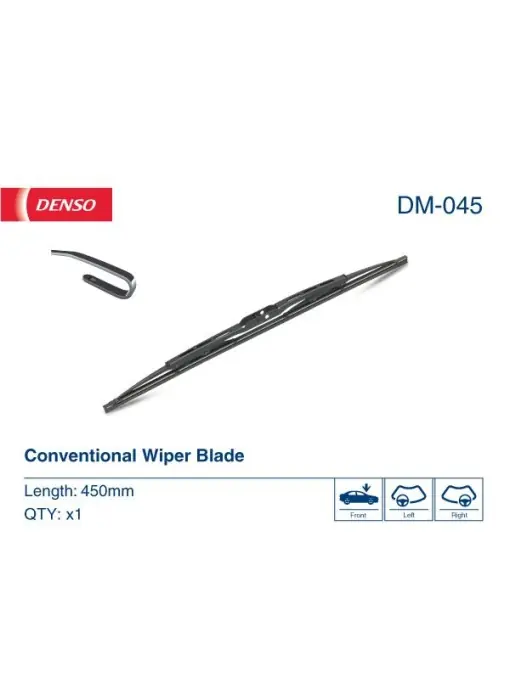 Lamela stergator Denso 450 mm Popular