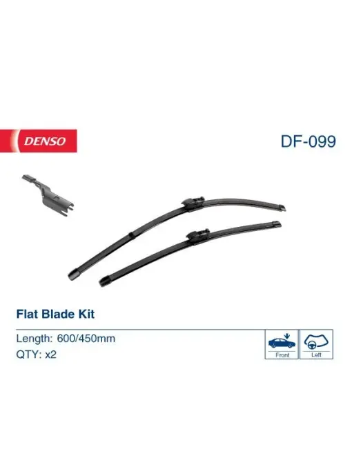 Noutate Set Lamela stergator Denso Flat 600/450 mm