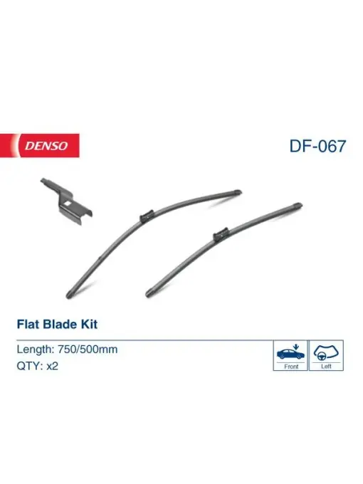 Set Lamela stergator Denso Flat 750/500 mm Expediere rapidă