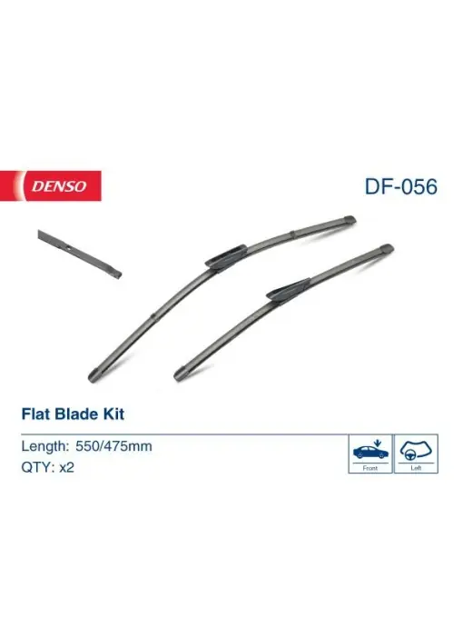 Chilipir Set Lamela stergator Denso Flat 550/475 mm