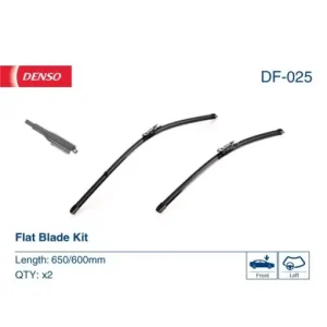 Cel mai vândut Set Lamela stergator Denso Flat 650/600 mm