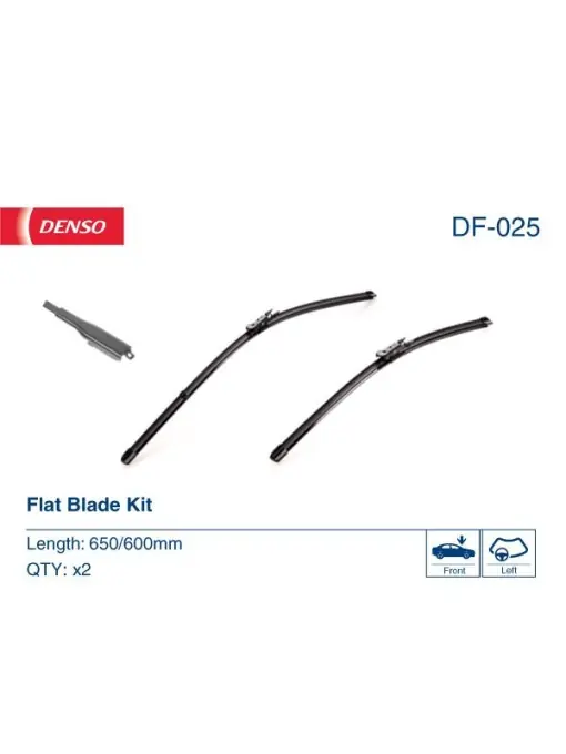 Cel mai vândut Set Lamela stergator Denso Flat 650/600 mm